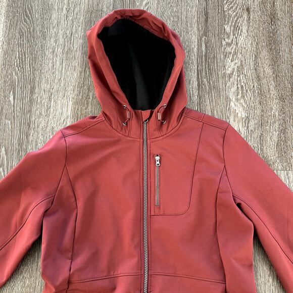 Mondetta Outdoor Project Adventure Dark Orchid Jacket Hooded Softshell S/P VGUC - Picture 10 of 13